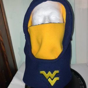 West Virginia Mountaineers reversible hood for motorcycling moves with head mov…